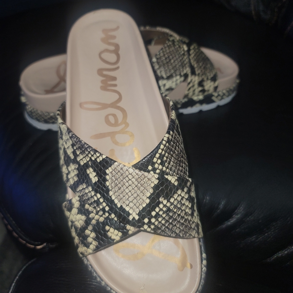 Sam Edelman snakeskin sandals